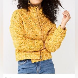 NWT Zip up quilted cotton jacket
